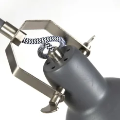 QAZQA Wandleuchten|Wohnzimmerlampen*Industrielle Wandleuchte grau verstellbar - Dazzle