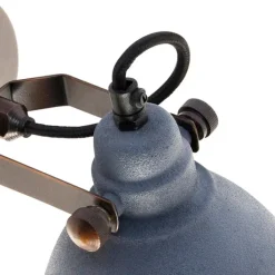 QAZQA Wandleuchten|Wohnzimmerlampen*Industrielle Wandleuchte Kupfer mit Beton verstellbar - Liko