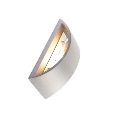 QAZQA Schlafzimmerlampen|Küchenlampen*Industrielle Wandleuchte grauer Beton - Creil