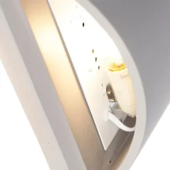 QAZQA Schlafzimmerlampen|Küchenlampen*Industrielle Wandleuchte grauer Beton - Creil