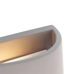 QAZQA Schlafzimmerlampen|Küchenlampen*Industrielle Wandleuchte grauer Beton - Creil