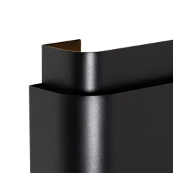 QAZQA Wandleuchten|Wohnzimmerlampen*Industrielle Wandleuchte schwarz 2-flammig - Coen