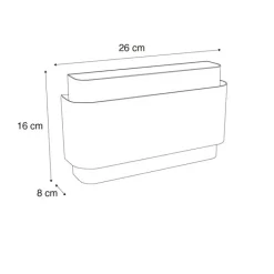 QAZQA Wandleuchten|Wohnzimmerlampen*Industrielle Wandleuchte schwarz 2-flammig - Coen