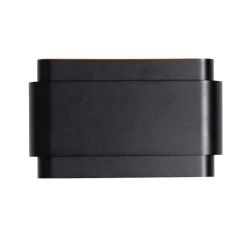 QAZQA Wandleuchten|Wohnzimmerlampen*Industrielle Wandleuchte schwarz 2-flammig - Coen