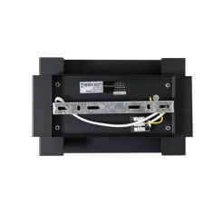 QAZQA Wandleuchten|Wohnzimmerlampen*Industrielle Wandleuchte schwarz 2-flammig - Coen