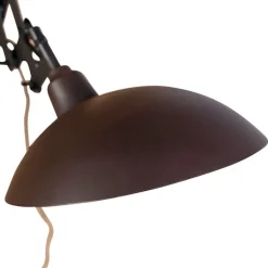 QAZQA Wandleuchten|Wohnzimmerlampen*Industrielle Wandleuchte Bronze mit Schwarz - Tyne