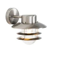 QAZQA Außenwandleuchten|Gartenbeleuchtung*Industrielle Wandleuchte Stahl IP44 - Shell