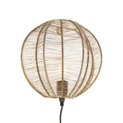 QAZQA Wandleuchten|Wohnzimmerlampen*Industrielle Wandleuchte Bronze mit Schwarz - Dong