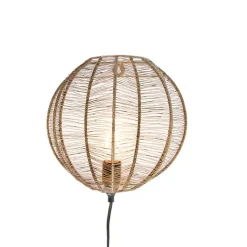 QAZQA Wandleuchten|Wohnzimmerlampen*Industrielle Wandleuchte Bronze mit Schwarz - Dong