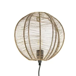 QAZQA Wandleuchten|Wohnzimmerlampen*Industrielle Wandleuchte Bronze mit Schwarz - Dong