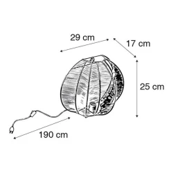 QAZQA Wandleuchten|Wohnzimmerlampen*Industrielle Wandleuchte Bronze mit Schwarz - Dong