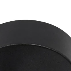 QAZQA Wandstrahler|Deckenstrahler*Industrieller Fleck schwarz mit Beton - Pedra