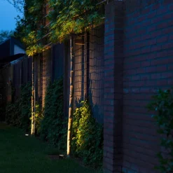 QAZQA Gartenbeleuchtung|Außenstrahler*Industrieller Smart Spike Spot schwarz inkl. WiFi GU10 IP65 - Basic