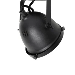 QAZQA Schlafzimmerlampen|Küchenlampen*Industrieller Spot schwarz verstellbar - Emado