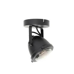 QAZQA Schlafzimmerlampen|Küchenlampen*Industrieller Spot schwarz verstellbar - Emado