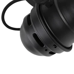 QAZQA Wandstrahler|Deckenstrahler*Industriespot schwarz dreh- und schwenkbar ohne Schirm - Movie