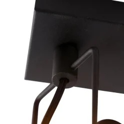 QAZQA Deckenstrahler|Aufbaustrahler*Industriespot schwarz 2-flammig - Suplux