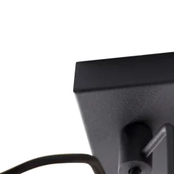 QAZQA Deckenstrahler|Aufbaustrahler*Industriespot schwarz 3-flammig - Suplux