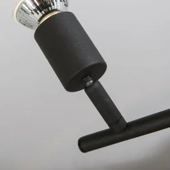 QAZQA Deckenstrahler|Aufbaustrahler*Industrie-Spot schwarz neigbar - Jeany 2