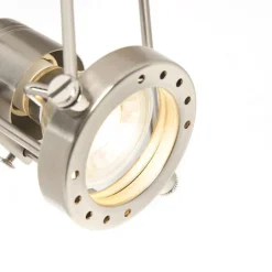 QAZQA Wandstrahler|Deckenstrahler*Industriespot Stahl drehbar und kippbar - Suplux