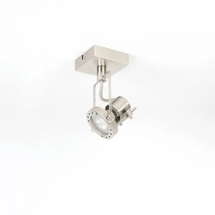 QAZQA Wandstrahler|Deckenstrahler*Industriespot Stahl drehbar und kippbar - Suplux