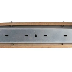 QAZQA Deckenstrahler|Aufbaustrahler*Industriespot Stahl mit Holz kippbar 3-Licht - Emado