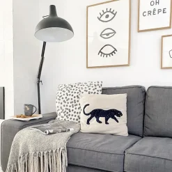 QAZQA Stehlampen|Wohnzimmerlampen*Industriestehlampe schwarz verstellbar - Hobby