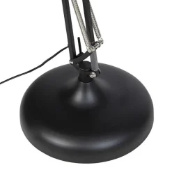 QAZQA Stehlampen|Wohnzimmerlampen*Industriestehlampe schwarz verstellbar - Hobby