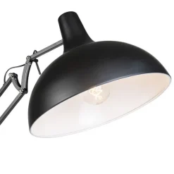 QAZQA Stehlampen|Wohnzimmerlampen*Industriestehlampe schwarz verstellbar - Hobby