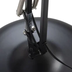 QAZQA Stehlampen|Wohnzimmerlampen*Industriestehlampe schwarz verstellbar - Hobby