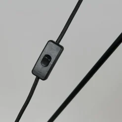 QAZQA Stehlampen|Wohnzimmerlampen*Industrie-Stehlampe Stativ schwarz mit gold - Magna Basic 25