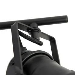 QAZQA Deckenstrahler|Aufbaustrahler*Industriestrahler schwarz 2-Licht mit Ventilen - Film