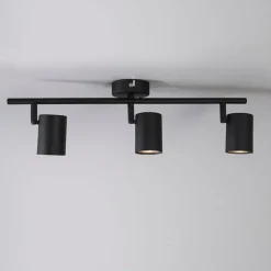 QAZQA Schlafzimmerlampen|Küchenlampen*Industriestrahler schwarz kippbar - Jeana 3