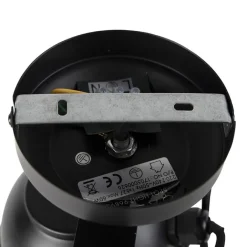 QAZQA Küchenlampen|Esszimmerlampen*Industriestudio Spot schwarz drehbar und kippbar - Film