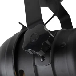 QAZQA Küchenlampen|Esszimmerlampen*Industriestudio Spot schwarz drehbar und kippbar - Film