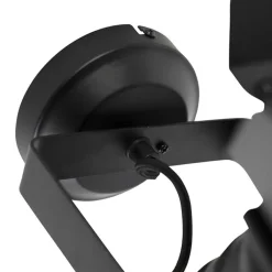 QAZQA Küchenlampen|Esszimmerlampen*Industriestudio Spot schwarz drehbar und kippbar - Film