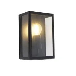 QAZQA Smarte Außenbeleuchtung|Außenwandleuchten*Intelligente Außenwandleuchte schwarz inkl. WLAN A60 IP44- Rotterdam 2