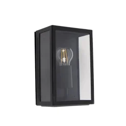 QAZQA Smarte Außenbeleuchtung|Außenwandleuchten*Intelligente Außenwandleuchte schwarz inkl. WLAN A60 IP44- Rotterdam 2