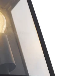 QAZQA Smarte Außenbeleuchtung|Außenwandleuchten*Intelligente Außenwandleuchte schwarz inkl. WLAN A60 IP44- Rotterdam 2