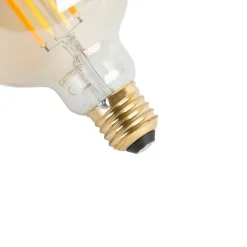 Calex Smarte Glühbirnen|Led Lampen*Intelligente E27-LED-Lampe, dimmbar bis warm, G95, Gold, 7 W, 806 lm, 1800 K – 3000 K