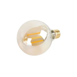 Calex Smarte Glühbirnen|Led Lampen*Intelligente E27-LED-Lampe, dimmbar bis warm, G95, Gold, 7 W, 806 lm, 1800 K – 3000 K