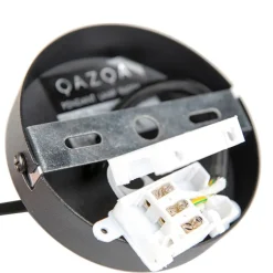 QAZQA Smarte Pendelleuchten|Pendelleuchten*Intelligente industrielle Hängelampe schwarz inkl. 4 WiFi A60 - Käfig