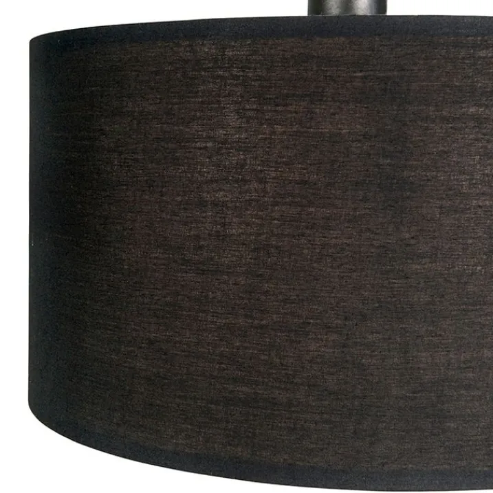 QAZQA Küchenlampen|Esszimmerlampen*Intelligente moderne Bogenlampe schwarz inkl. A60 Wifi - Vinossa