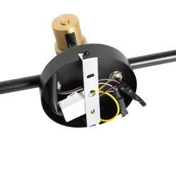 QAZQA Smarte Deckenleuchten|Smarte Spots*Intelligenter Deckenstrahler schwarz mit Rauchglas länglich inkl. 3 Wifi P45 - Zuzanna