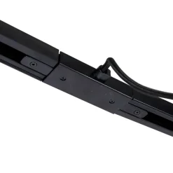 QAZQA Schlafzimmerlampen|Küchenlampen*I-Stromversorgung mit quadratischer Montageplatte für 1-phasige Schiene schwarz - Iconic