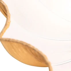 Kinder QAZQA Kinderzimmerlampen|Deckenleuchten*Japandi Deckenleuchte Beige 52cm 3-flammig - Plu