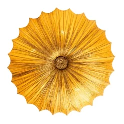 Kinder QAZQA Kinderzimmerlampen|Deckenleuchten*Japandi Deckenleuchte Gold 60cm 5-flammig - Plu