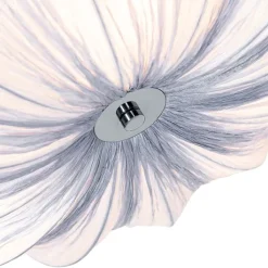 Kinder QAZQA Kinderzimmerlampen|Deckenleuchten*Japandi Deckenleuchte Grau Seide 52cm 3-flammig - Plu