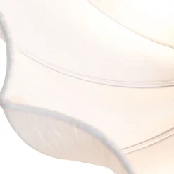 Kinder QAZQA Kinderzimmerlampen|Deckenleuchten*Japandi Deckenleuchte Grau Seide 52cm 3-flammig - Plu