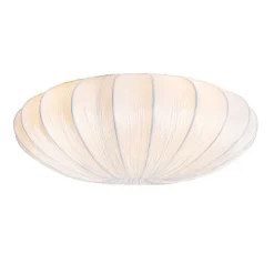 Kinder QAZQA Kinderzimmerlampen|Schlafzimmerlampen*Japandi Deckenleuchte Weiß Seide 60cm 5-flammig - Plu